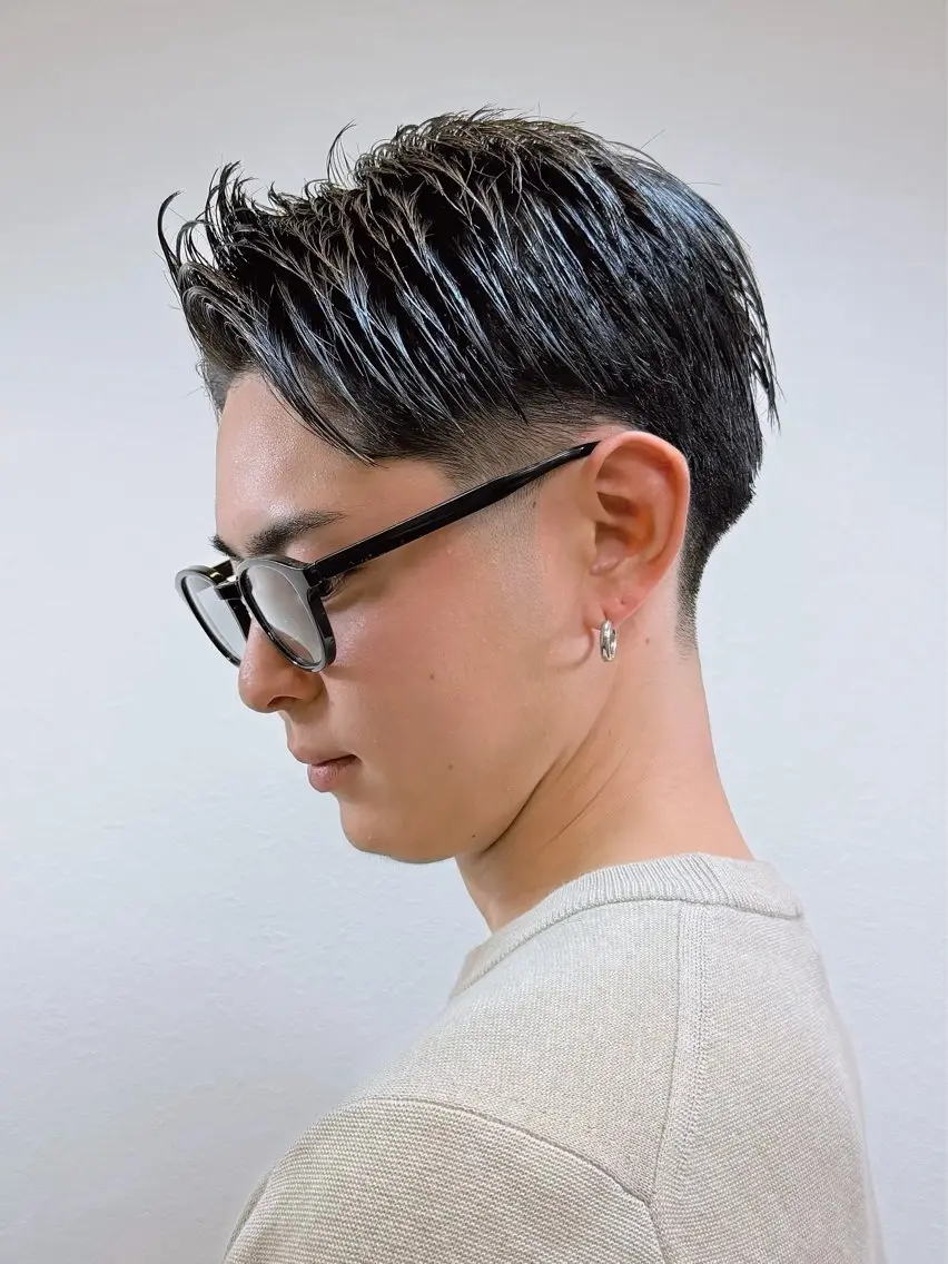 ショート メンズ メンズカット ビジネスヘア石原旭人のヘアスタイル
