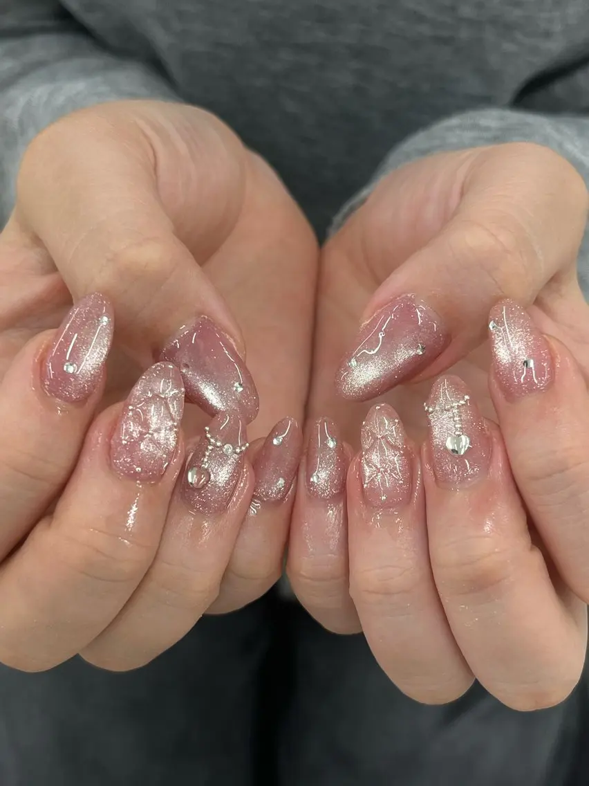ネイル ピンク ハンドネイル schon 🎀saraのネイルデザイン