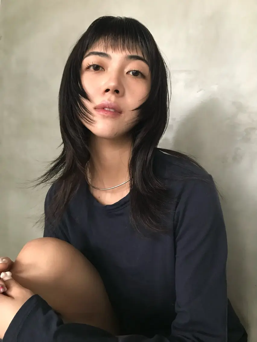 カラー ヘアカラー hina KEEDAのヘアスタイル