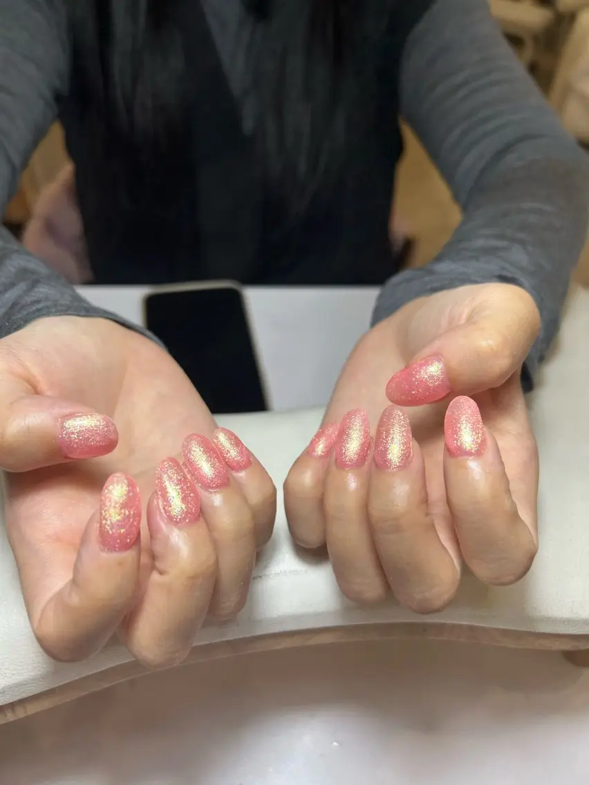 ネイル ハンドネイル 🎀 アネラ しま  🎀のネイルデザイン