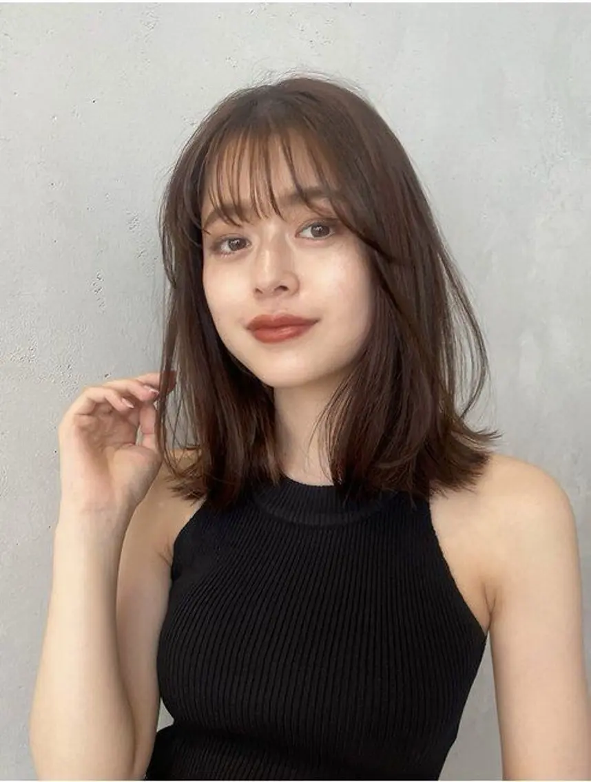 ミディアム ミディアム･ショート 特化 COA日向のヘアスタイル