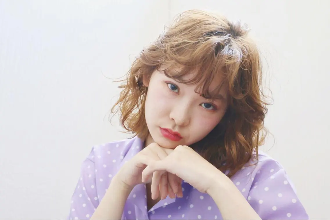 ミディアム カラー ヘアカラー トリートメント 🍊新宿南口🍊 ERINAのヘアスタイル