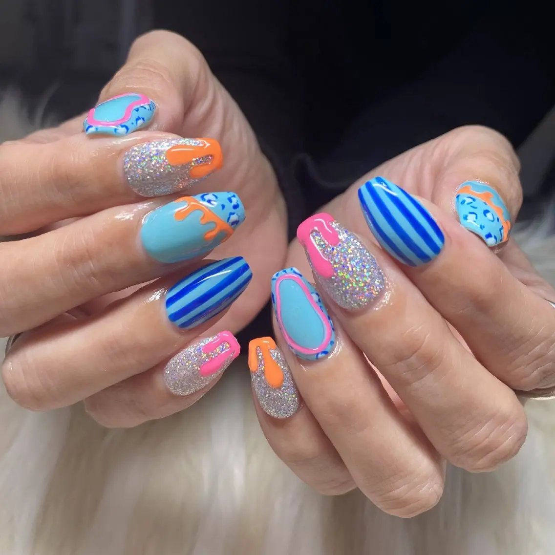 ネイル チークネイル フレンチネイル キラキラネイル 韓国ネイル マグネットネイル ハンドネイル BelireMaa Nail&eyeのネイルデザイン