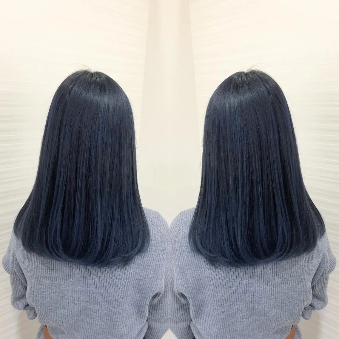 ミディアム パープルカラー 得能 雅人のヘアスタイル