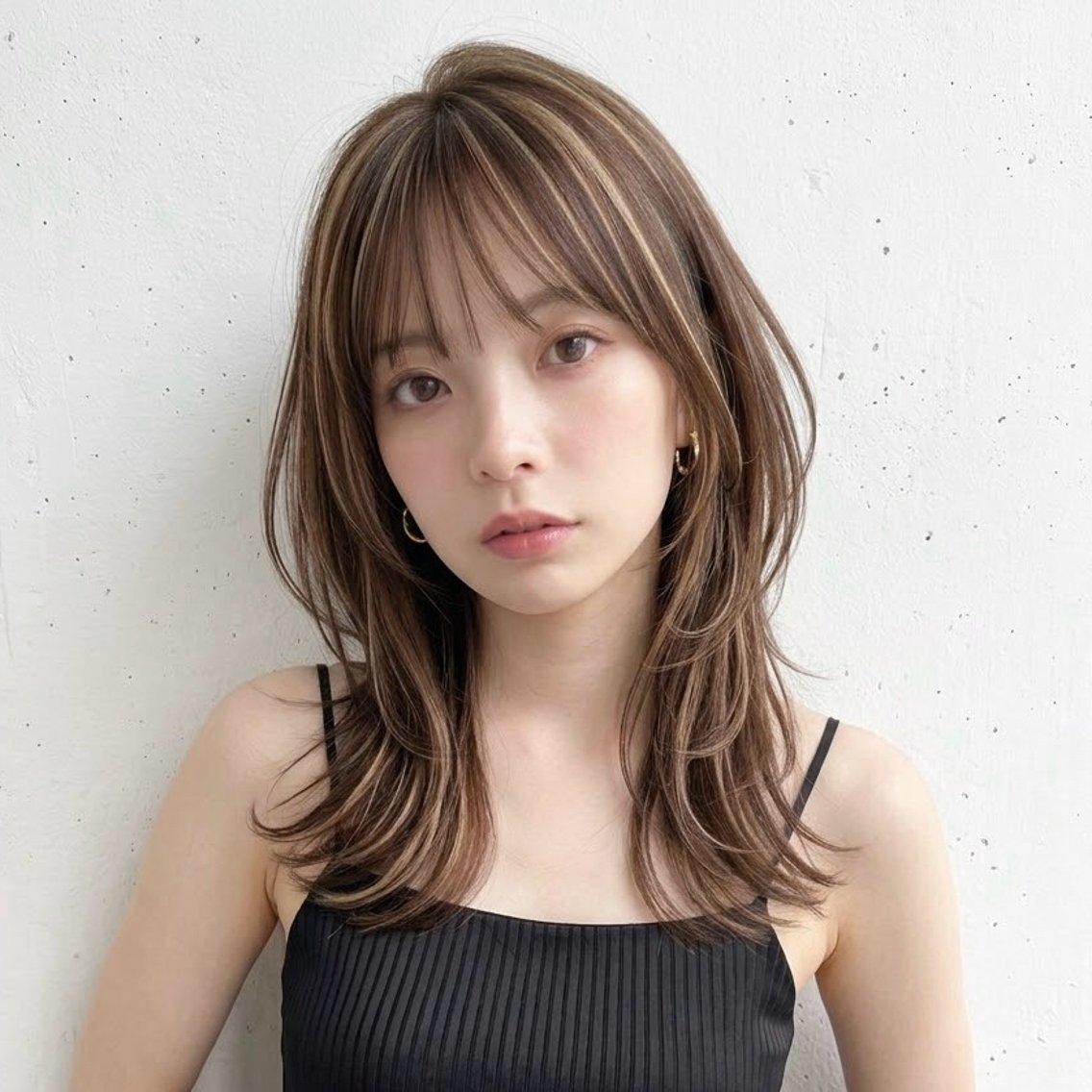 ミディアム カラー カット ヘアカラー トリートメント オカルト美容師 KIZU/髪質改善のヘアスタイル