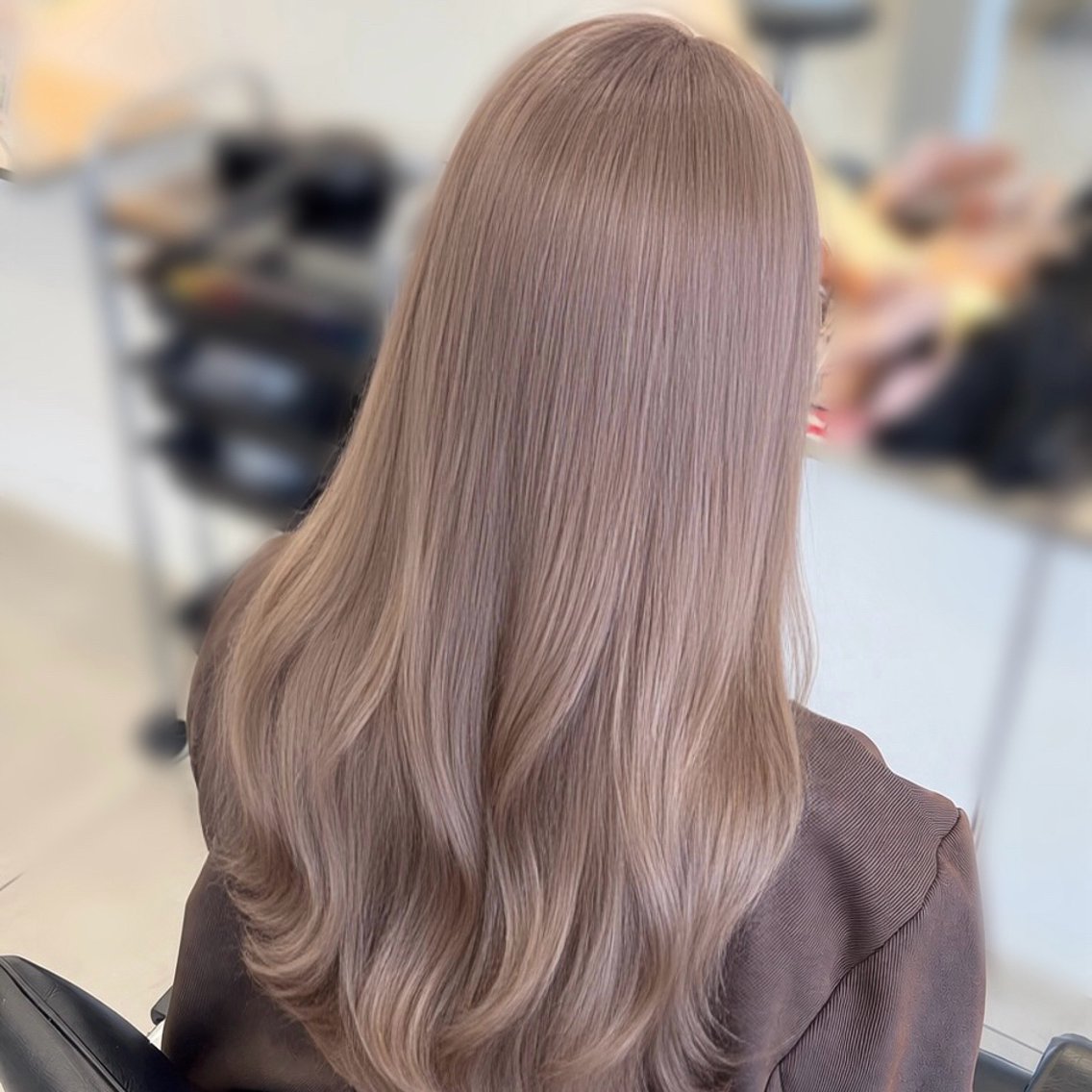 ロング カット ヘアカラー トリートメント 【レイヤー×透明感 カラー】mayaのヘアスタイル