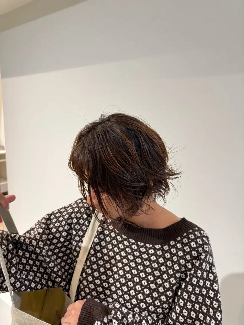 ショート パーマ ボブ ANY Sakiのヘアスタイル