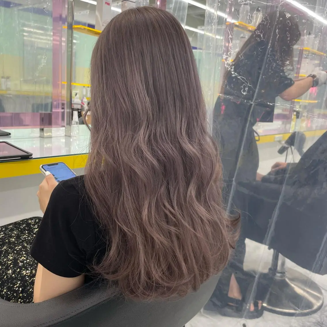 セミロング カラー ヘアアレンジ ヘアカラー 【透明感×レイヤー】 🍃RIKU🍃のヘアスタイル