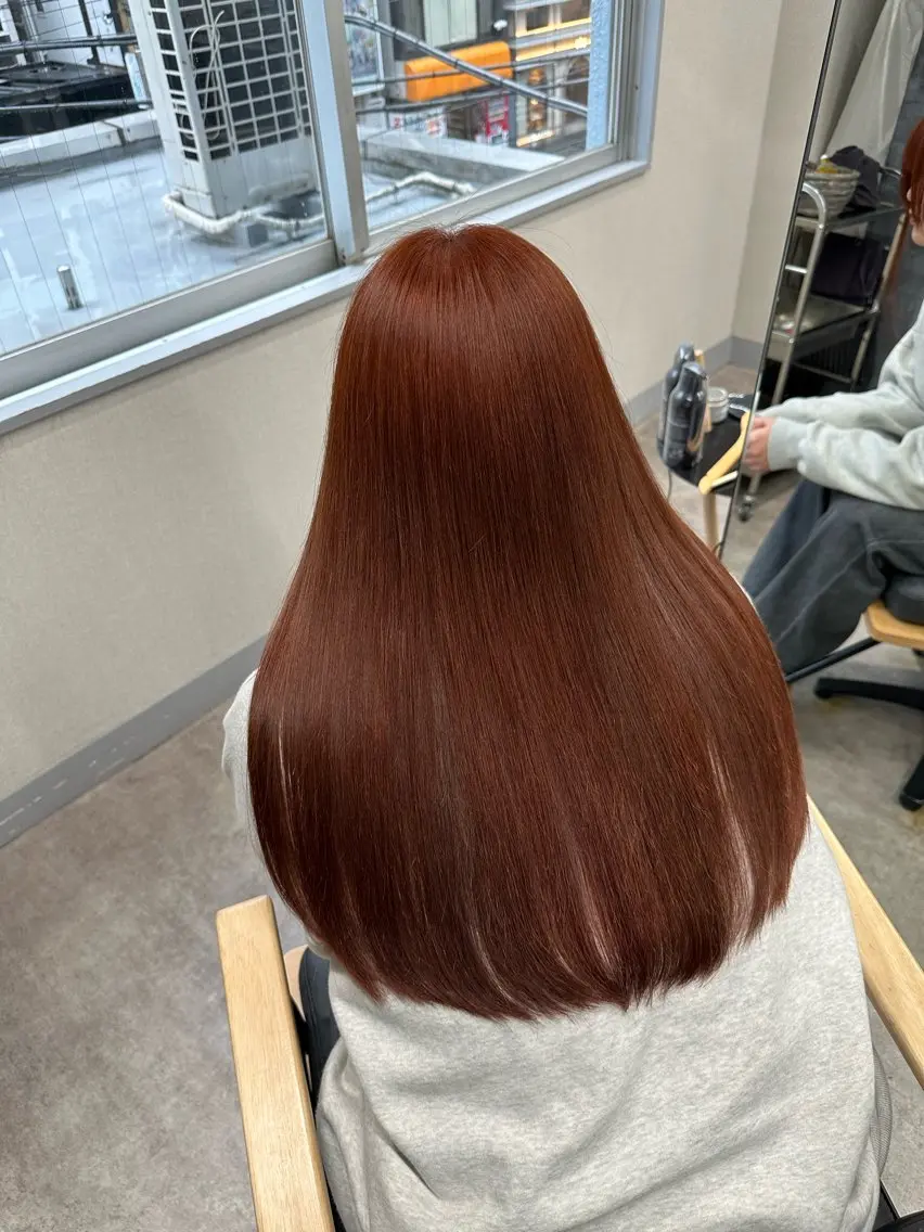 ロング 💈原宿指名No.1 センターパート💈のヘアスタイル