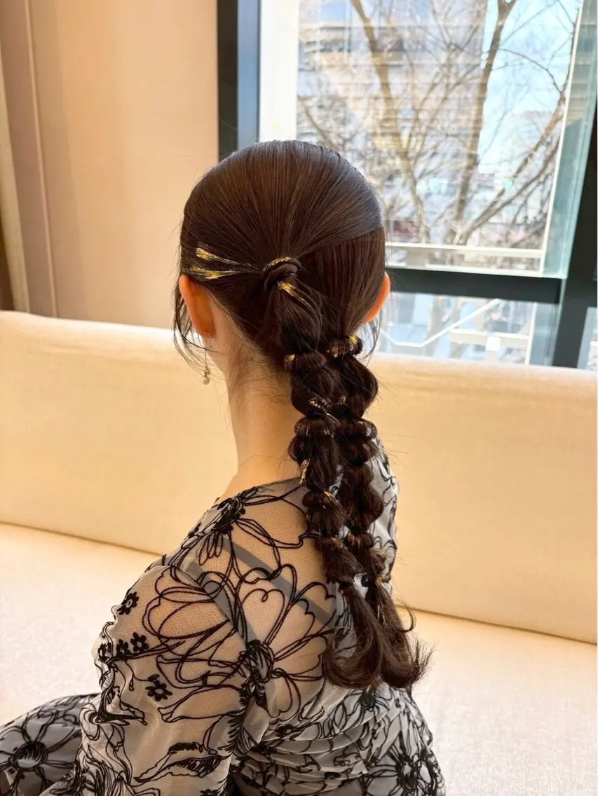ヘアアレンジ ヘアセット 上尾/ママ美容師🫧 𝐌𝐞𝐢のヘアスタイル