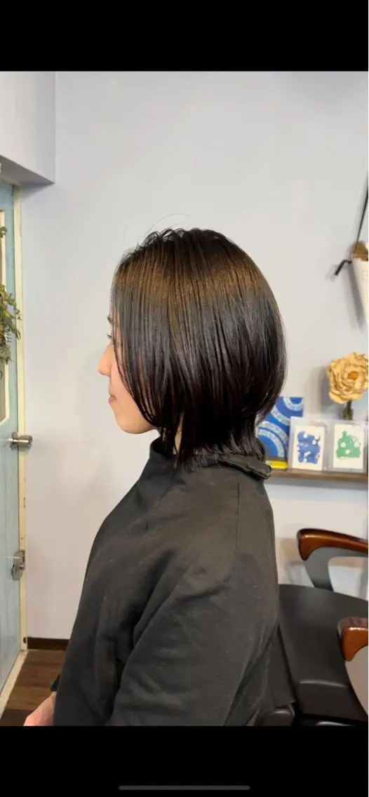 【🌿自然派白髪染めカラー🌿】髪と頭皮に優しいナチュラルハーブカラー+カット+トリートメント(2step)の写真