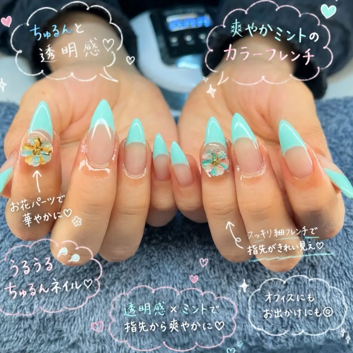 ネイル ハンドネイル フットネイル MHR nailのネイルデザイン