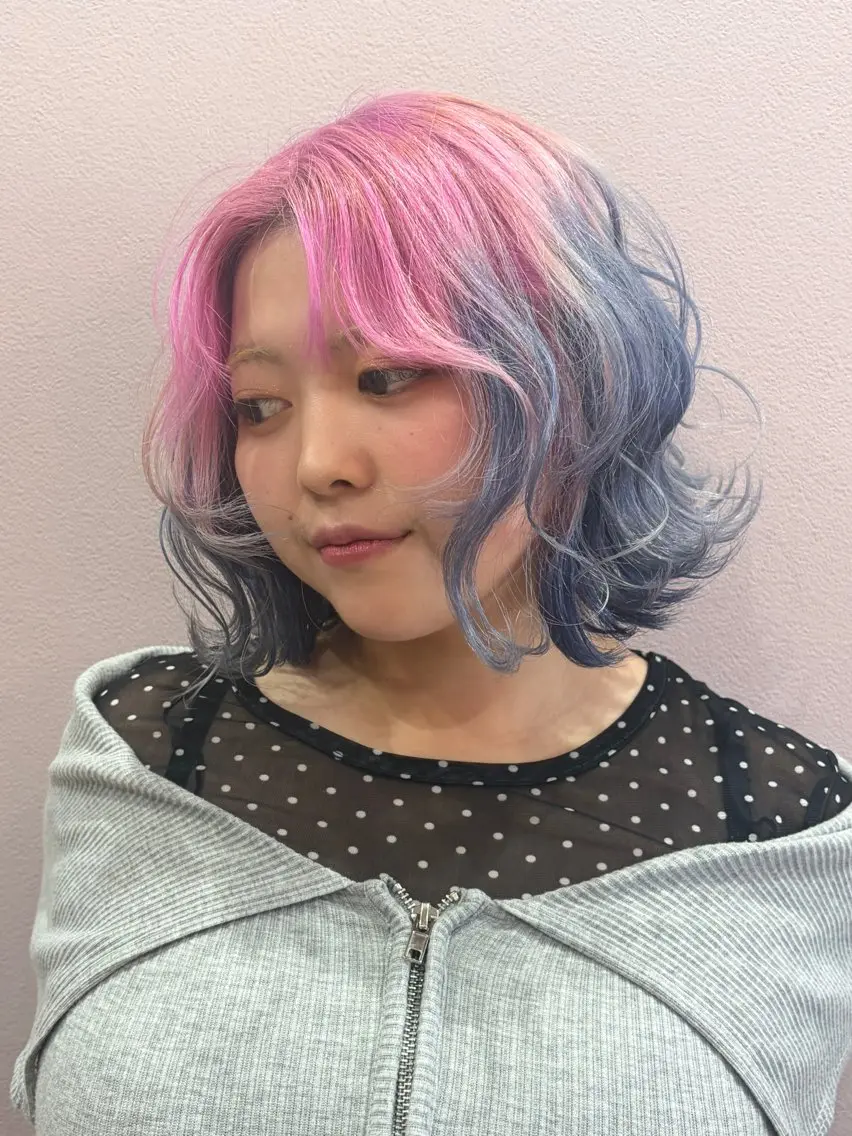 💿カット+ケアブリーチColor+デザインカラー💿トリートメント【3つのお悩みを叶える後処理】の写真