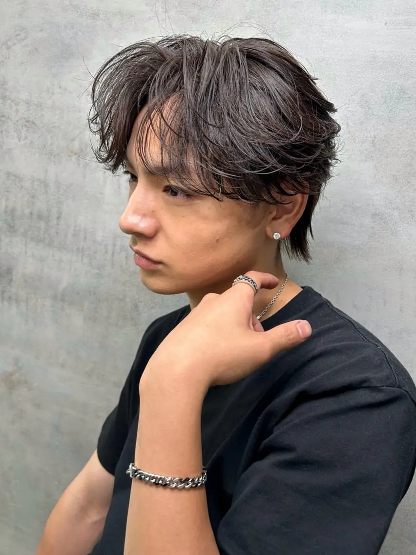 パーマ メンズ 静岡 / 毛流れ特化 /下居真大のヘアスタイル