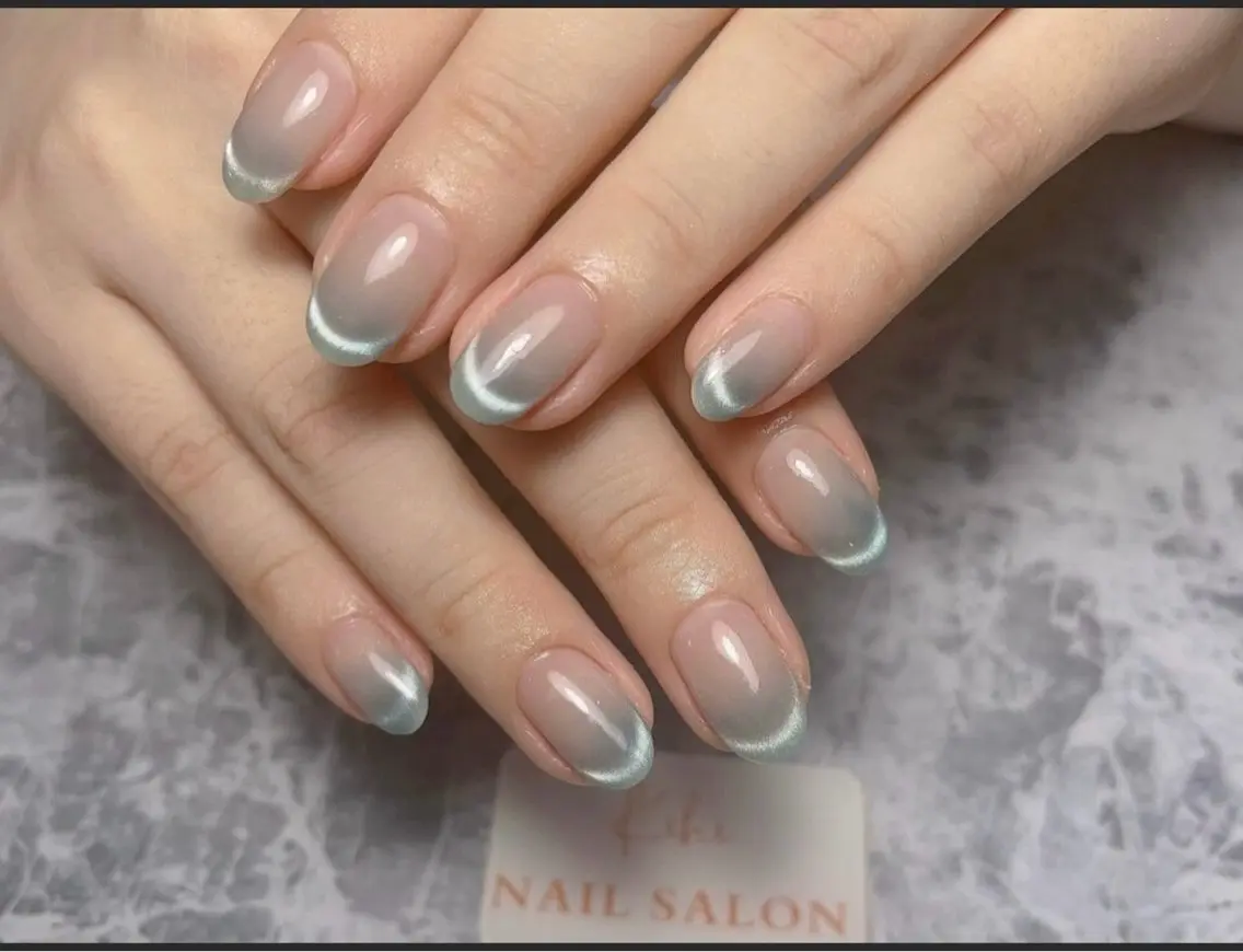 ネイル アートネイル フレンチネイル ジェルネイル グラデーション 韓国ネイル Nail Salon kihi大塚店のネイルデザイン