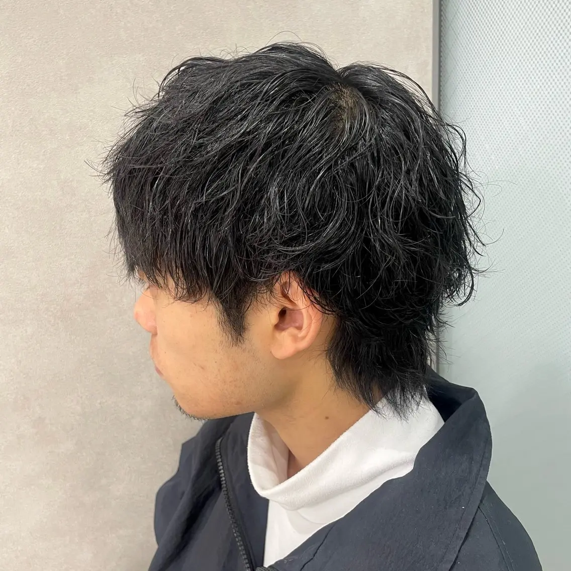 パーマ メンズ メンズパーマ プードルパーマ 波巻きパーマ ニュアンスパーマ プードルパーマ カット パーマ ダウンパーマ特化💎 ボブ・レイヤーりなのヘアスタイル