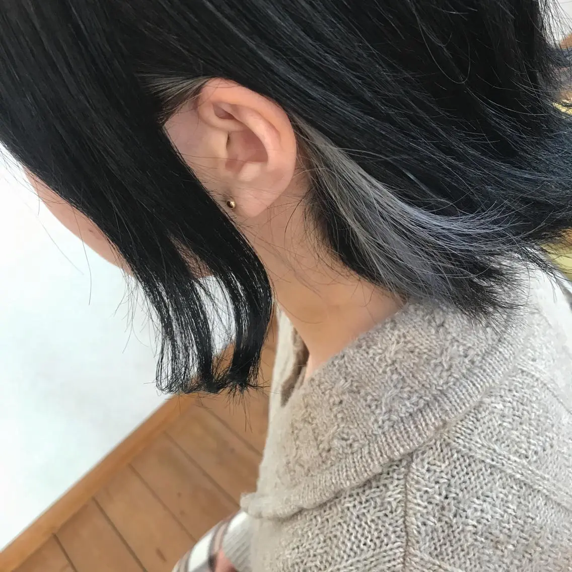 ミディアム カラー 荒木 ひろかのヘアスタイル