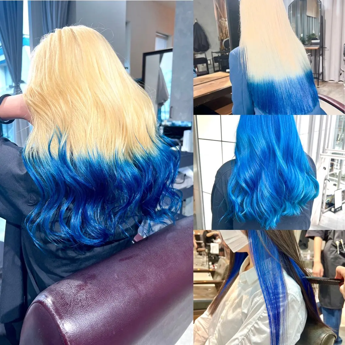 セミロング カラー ヘアアレンジ ヘアカラー トリートメント ヘアセット 🌈インナーカラー ‘ショウマ’🌈のヘアスタイル