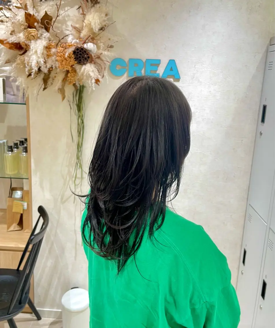 ロング レイヤーカット ロング ウルフカット ウルフレイヤー カット ⚜️ウルフカット⚜️ タナミ　ミハルのヘアスタイル