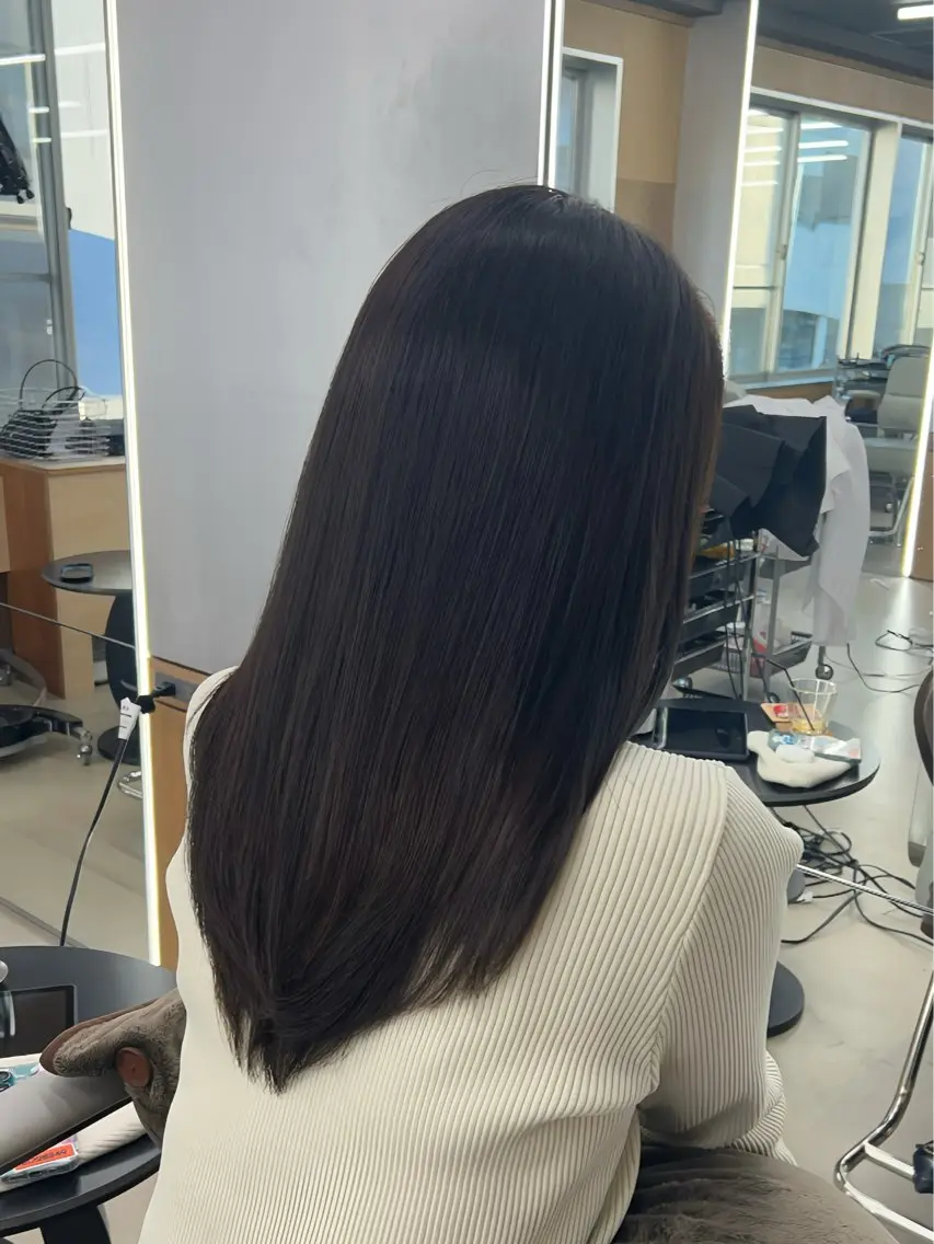 カラー ヘアカラー トリートメント 渡辺 愛里のヘアスタイル