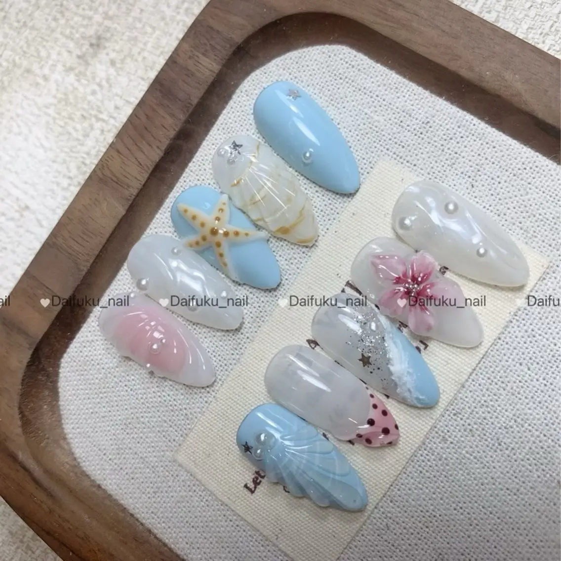 【ハンド】夏限定ネイルの写真