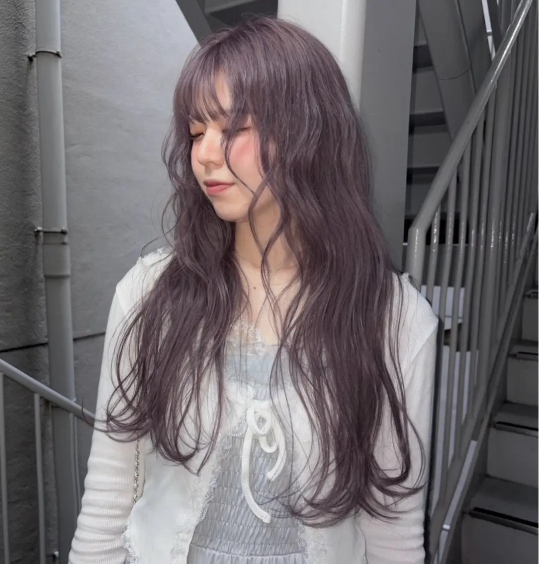 ロング ヘアカラー 🎀ミク🎀/ハイト ーン/デザインカラーのヘアスタイル