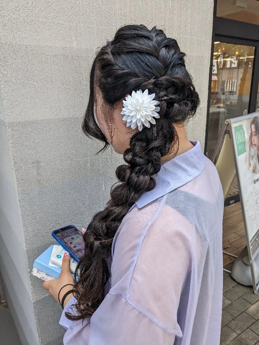 ロング ロング 育てる髪質改善🩵 naoko🩵南行徳のヘアスタイル