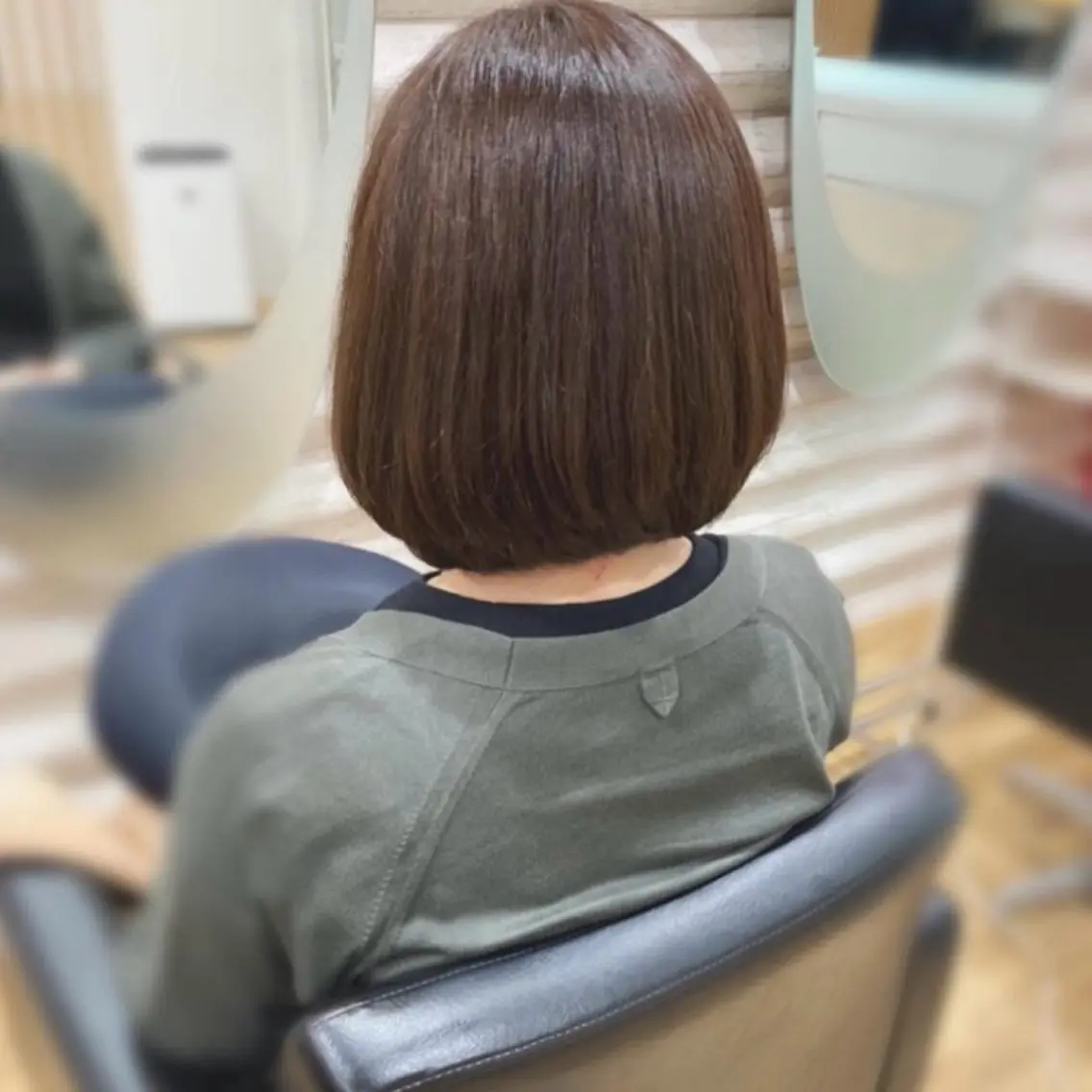 ミディアム カラー 髪質改善 カット トリートメント KON|ごまかさない 艶。酸熱×精密カットのヘアスタイル