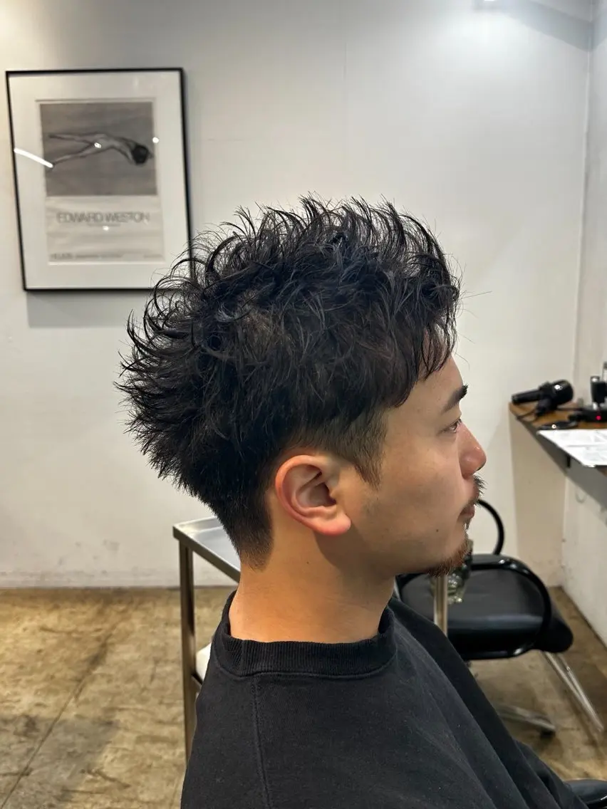 ショート ショートヘア メンズカット 髙橋創のヘアスタイル