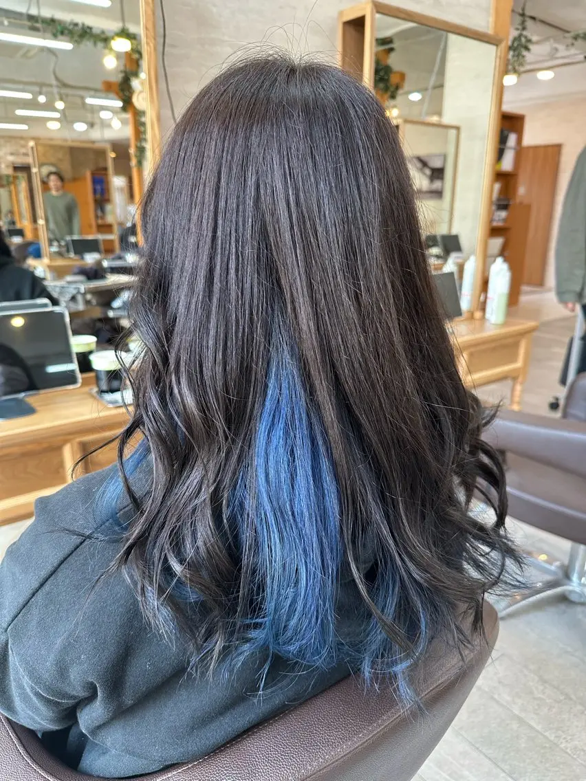 カラー ブリーチ ケアブリーチ デザインカラー インナーカラー 丸山 弘基のヘアスタイル