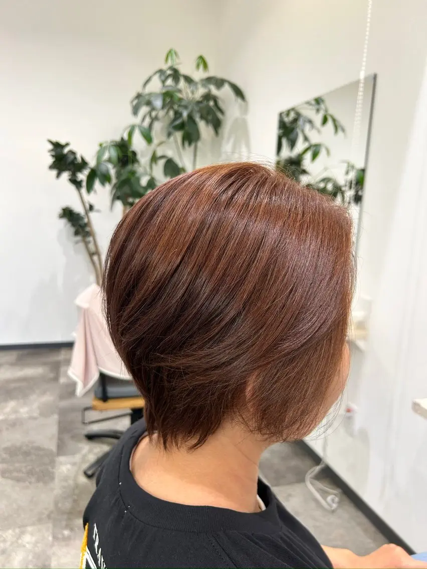 ショート 福島 楓のヘアスタイル