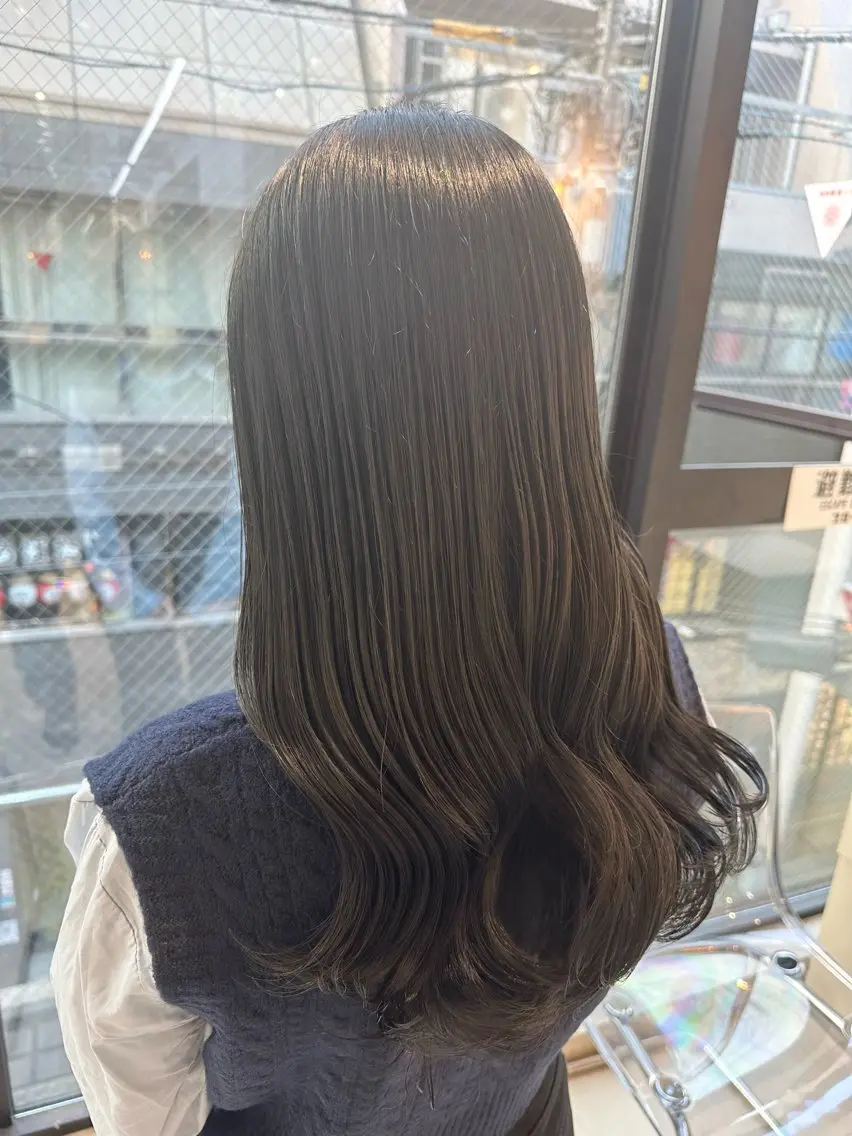 ロング カラー カット ヘアカラー トリートメント 縮毛矯正💎髪質改善 レイヤー✨山内健太郎のヘアスタイル