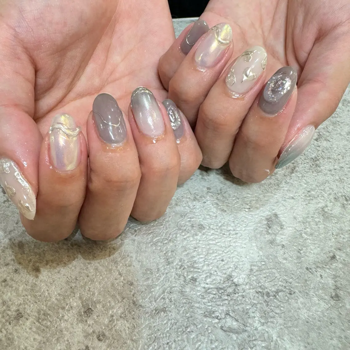 ネイル ハンドネイル nailist kanae🦖のネイルデザイン