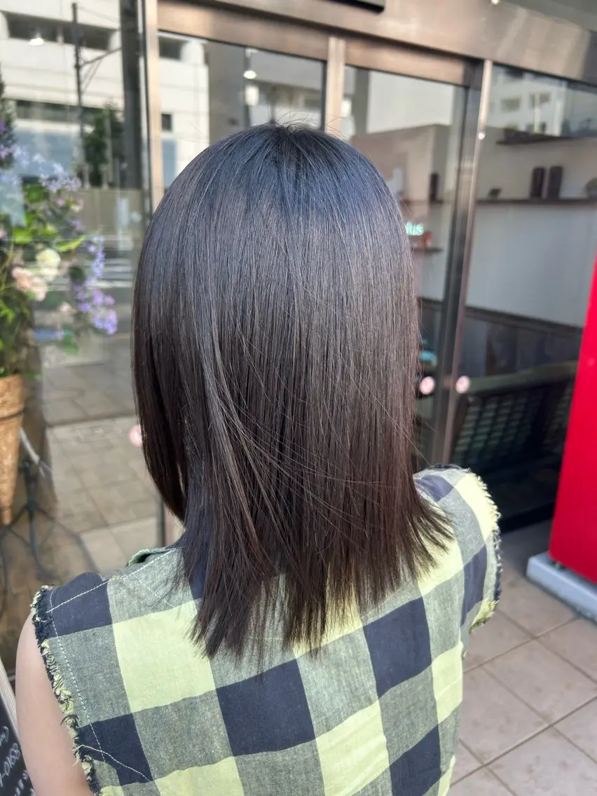 ミディアム 遠山 大智のヘアスタイル