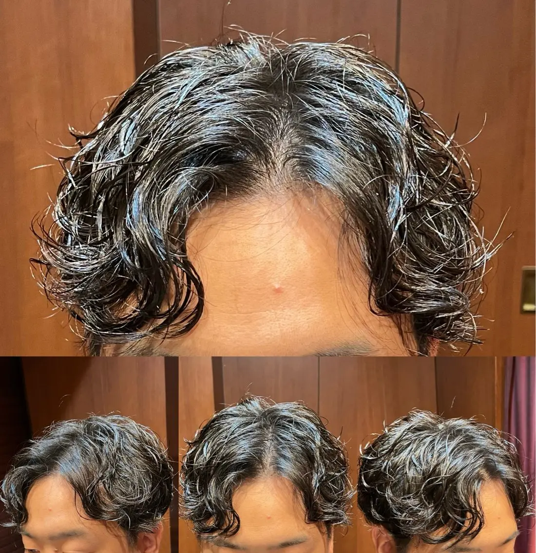 ミディアム パーマ 砂川 すながわのヘアスタイル