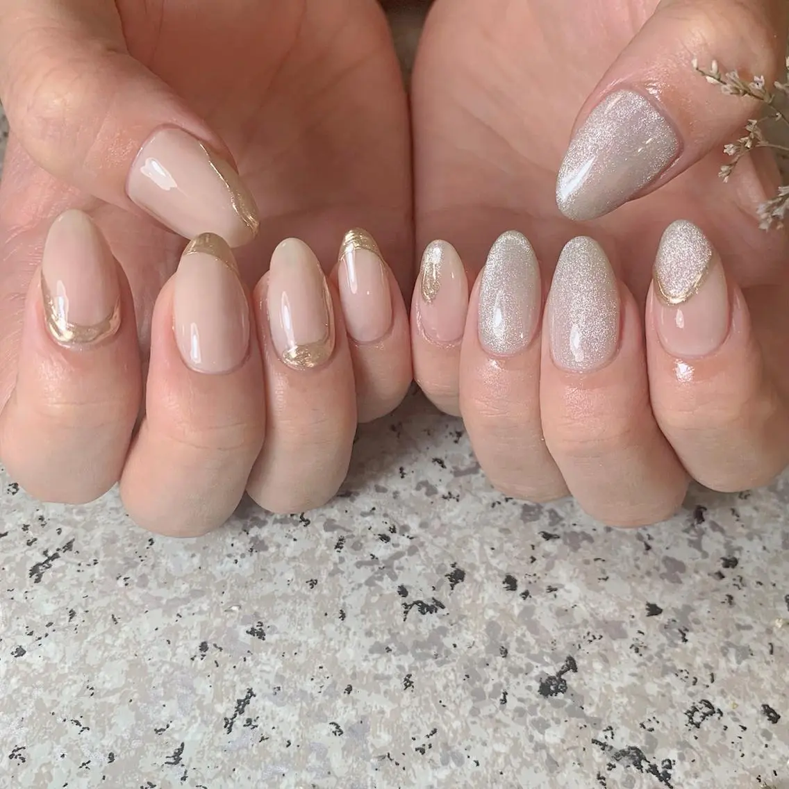 ネイル ブライダルネイル nailsalon maluriのネイルデザイン