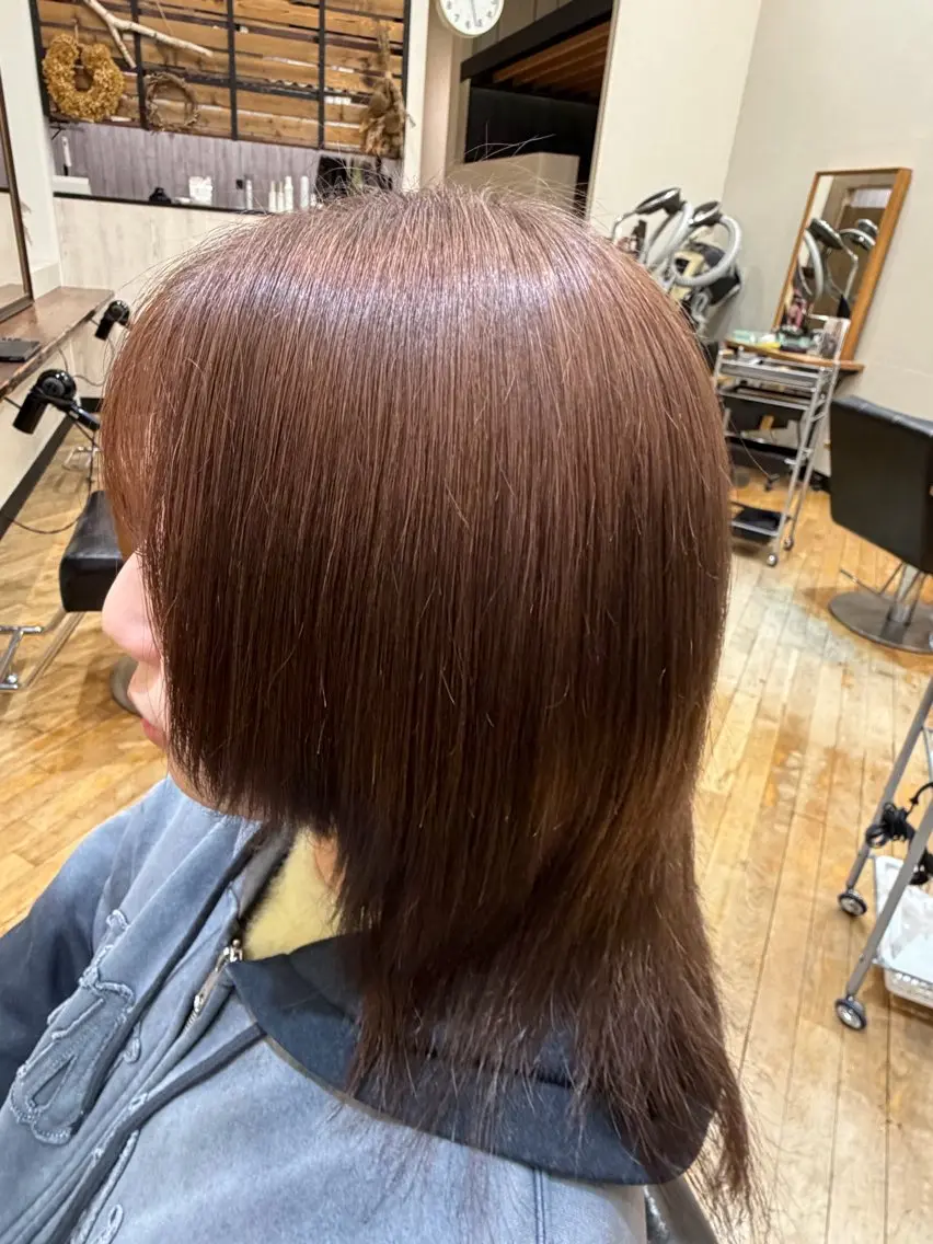 セミロング カラー ブラウンカラー 透明感カラー ヘアカラー 🕊️モデル募集中 🕊️北澤直弥のヘアスタイル
