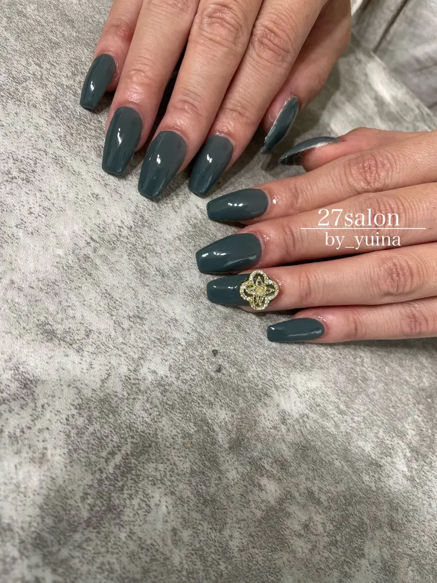ネイル ワンカラーネイル ハンドネイル 27salon yuinaのネイルデザイン
