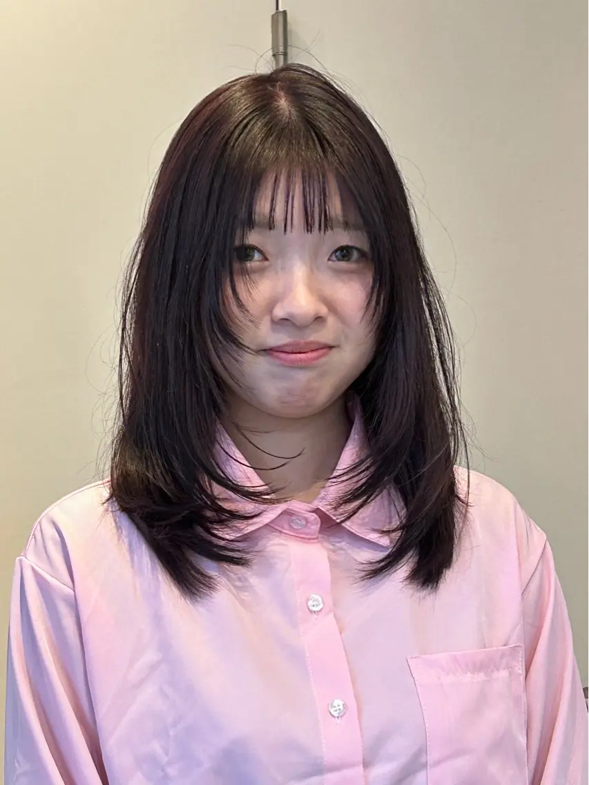 ミディアム カラー カット ヘアカラー トリートメント ナチュラル大人っぽい スタイル　MAORIのヘアスタイル