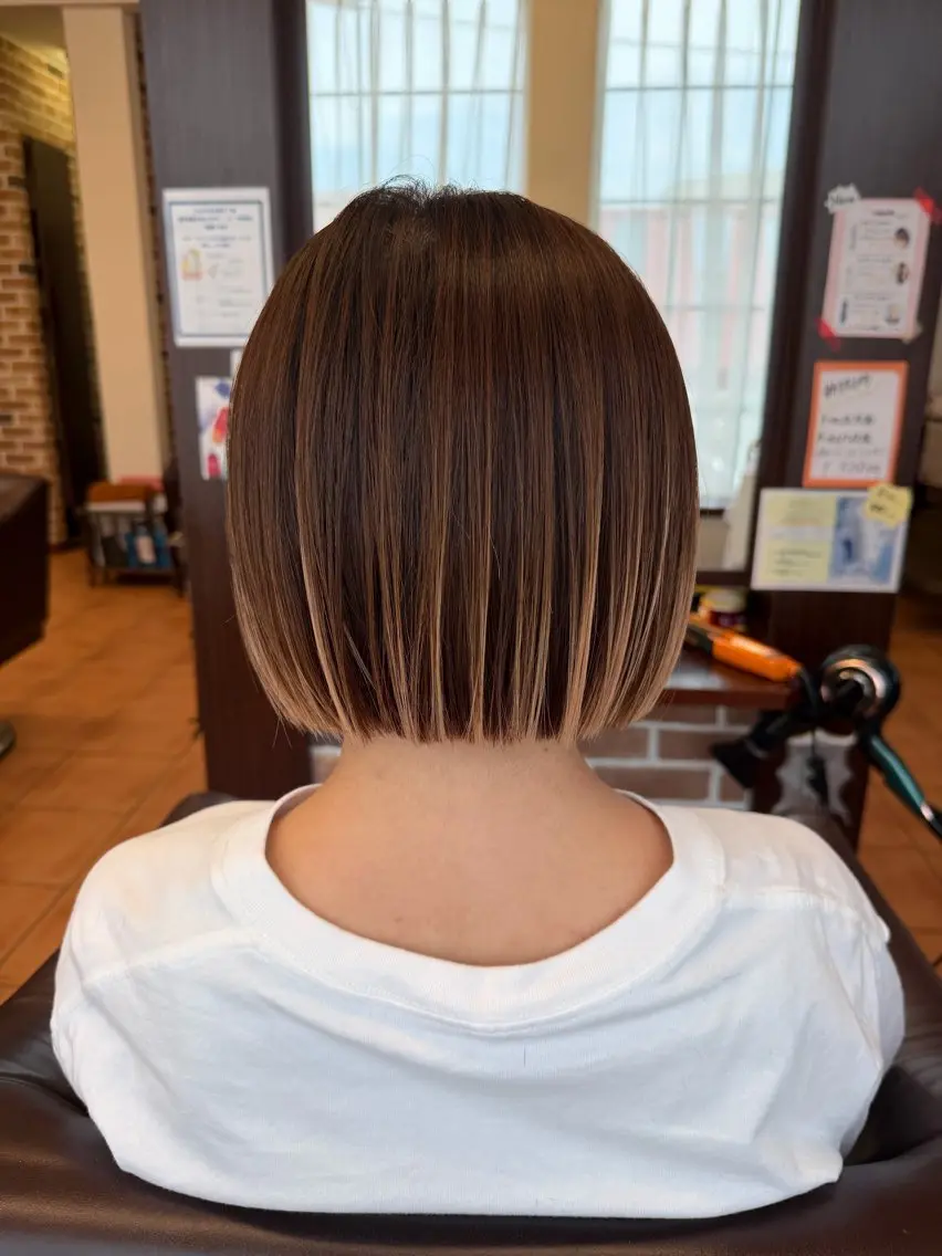 カット 西村 優杏のヘアスタイル