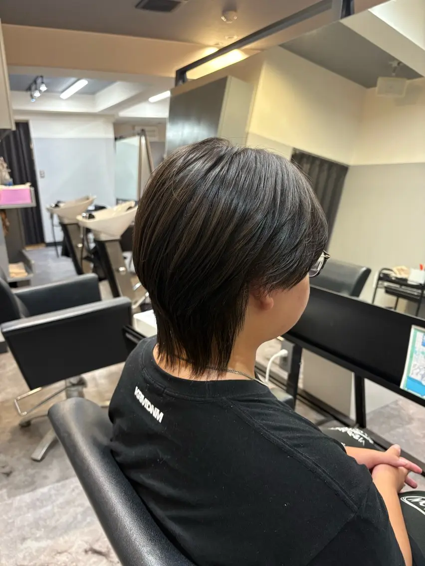 メンズカット(ウルフのみ)の写真