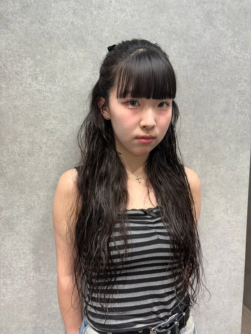 ロング ヘアカラー Daisy🎀透け感 カラー🎀JUNAのヘアスタイル