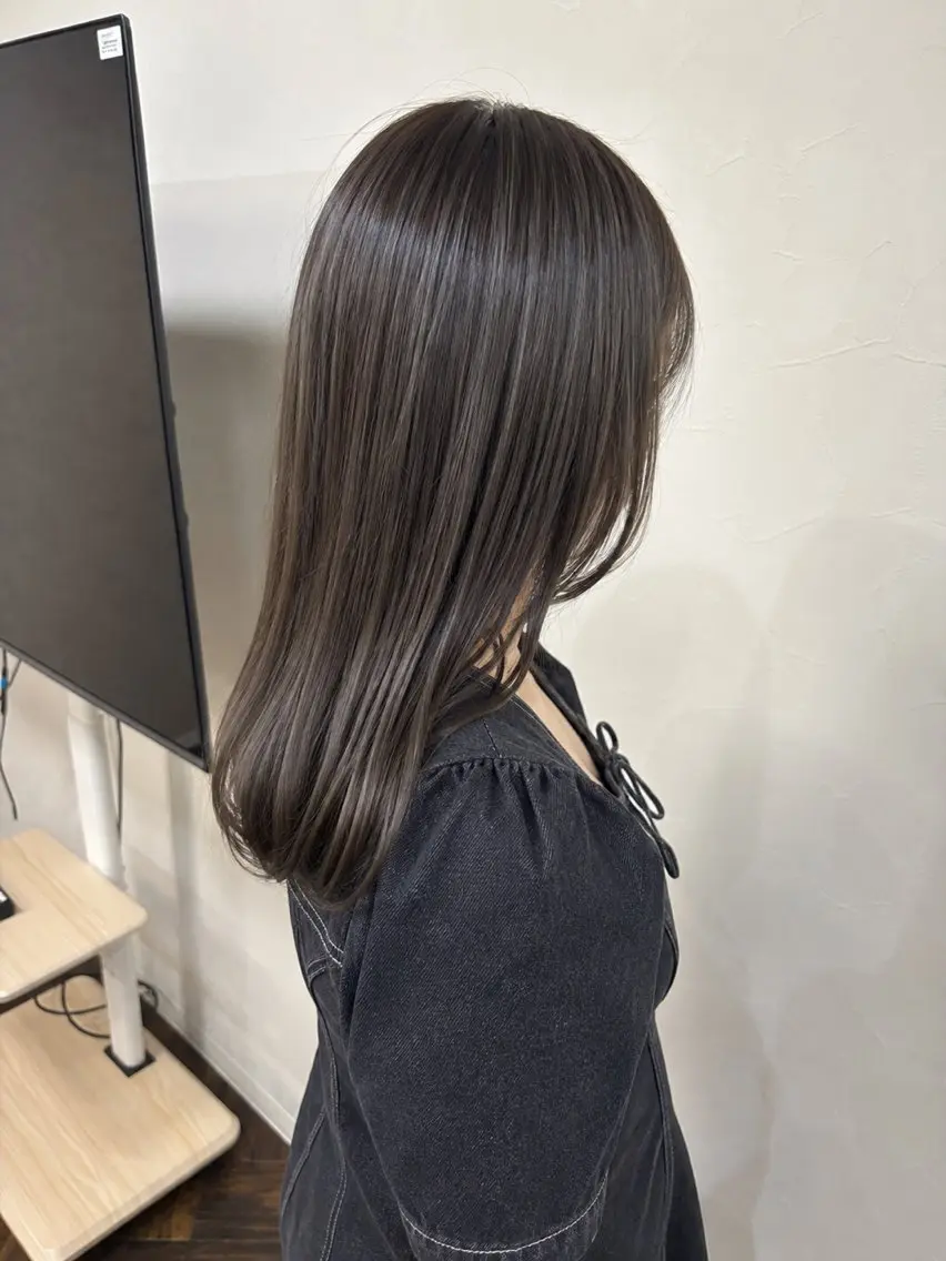 カラー 韓国風ヘア✂︎ 透明感♡ayameのヘアスタイル