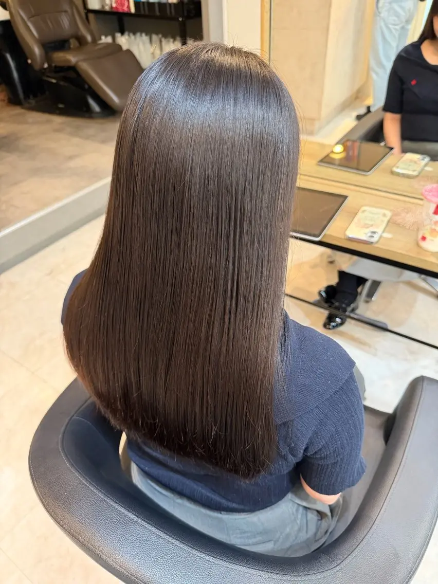 ミディアム 桑原 卓弥のヘアスタイル