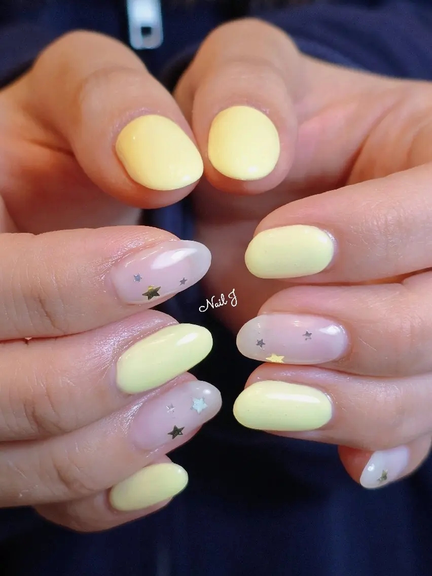ネイル 韓国ネイル 春ネイル ハンドネイル Nail Jのネイルデザイン
