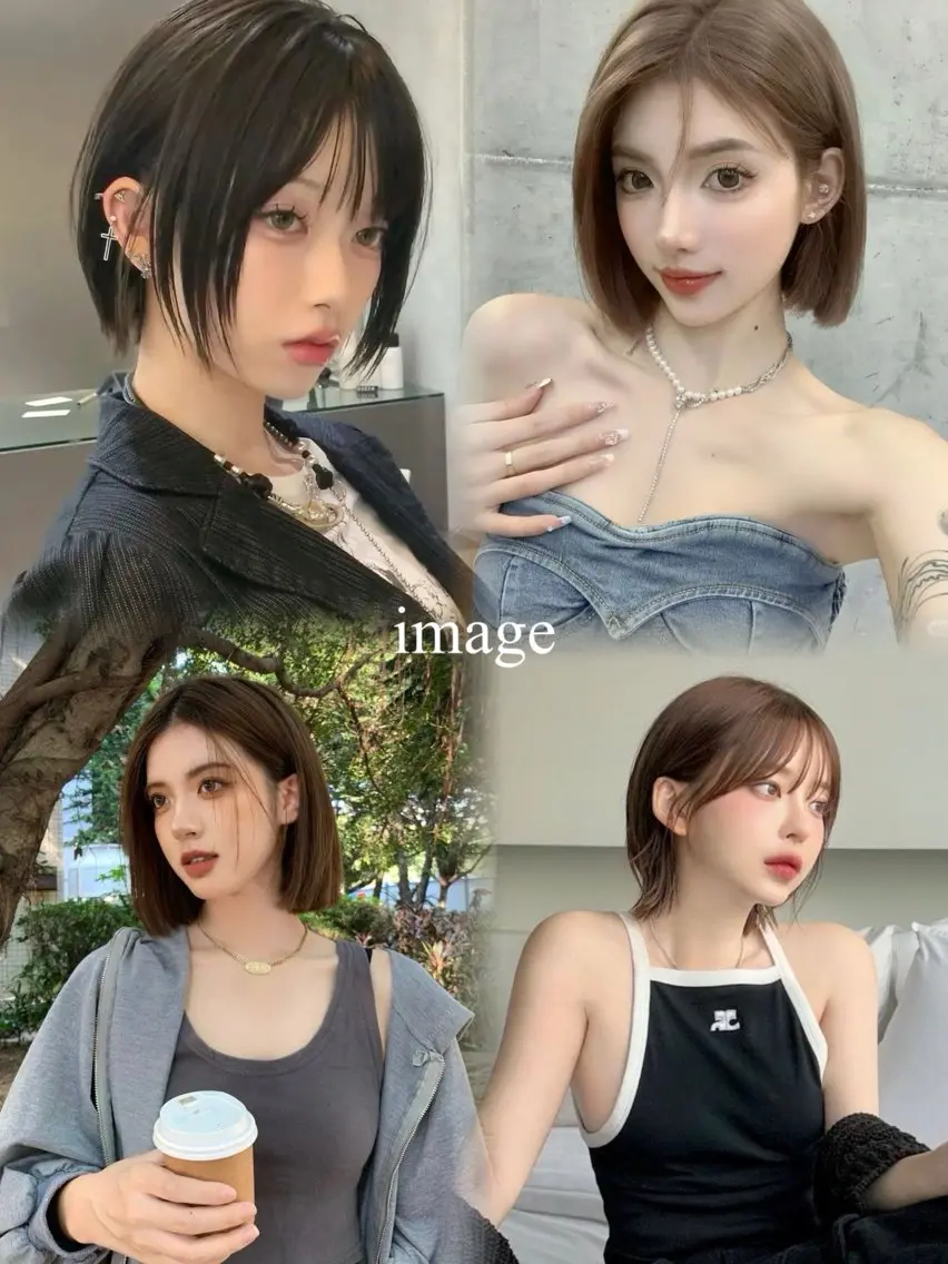 ショート ボブ ショートヘア 髪質改善🫧 カラー特化/Hinaのヘアスタイル
