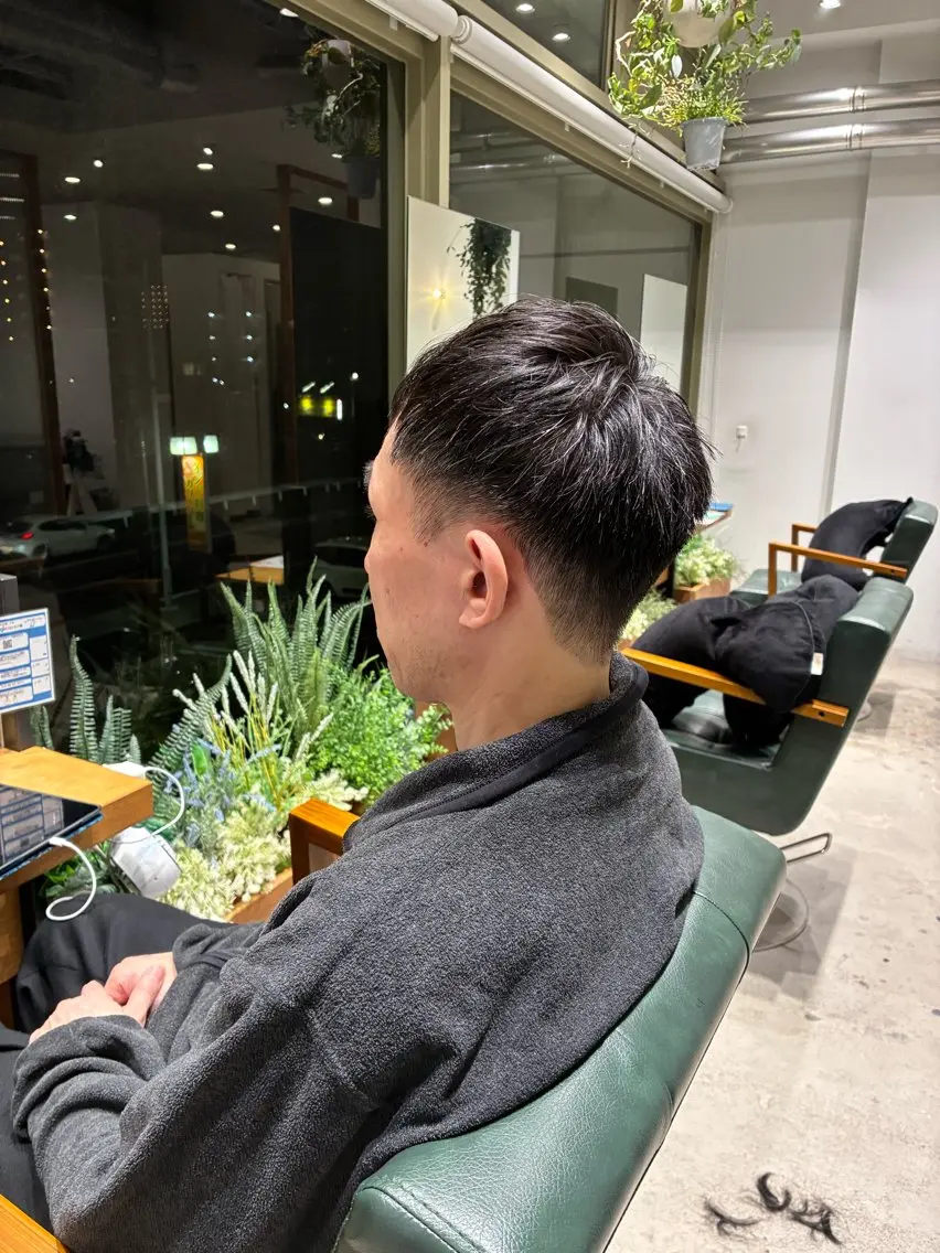 メンズ メンズベリーショート 平松 里穗のヘアスタイル