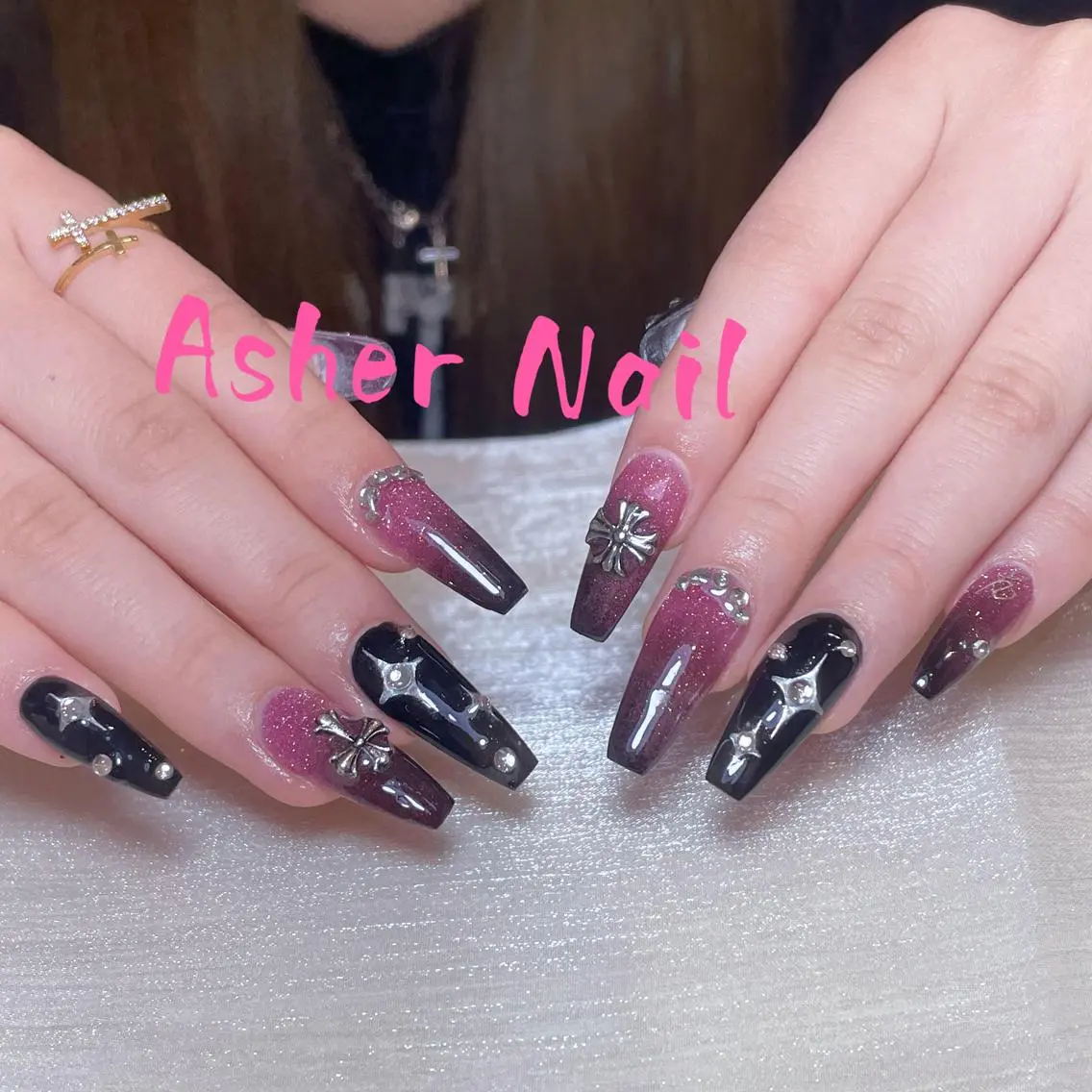 ネイル ハンドネイル ハンドケア Asher-Yuki 🍁のネイルデザイン