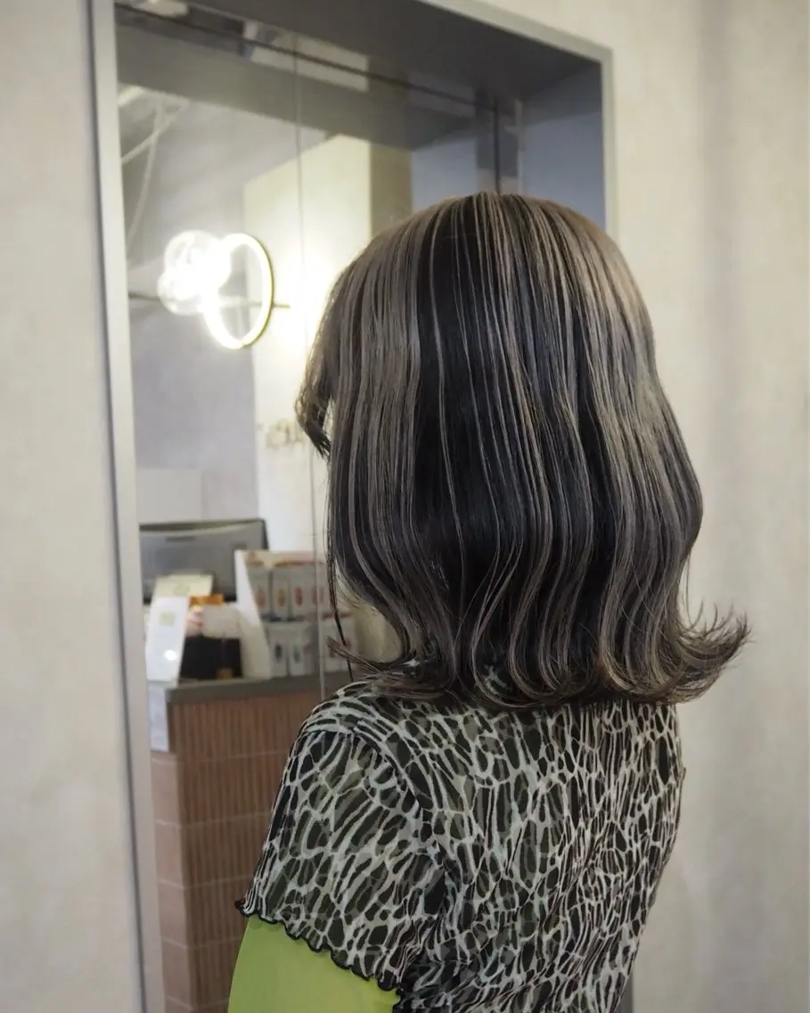 ミディアム カラー カット ヘアカラー トリートメント hayato / 梅田のヘアスタイル
