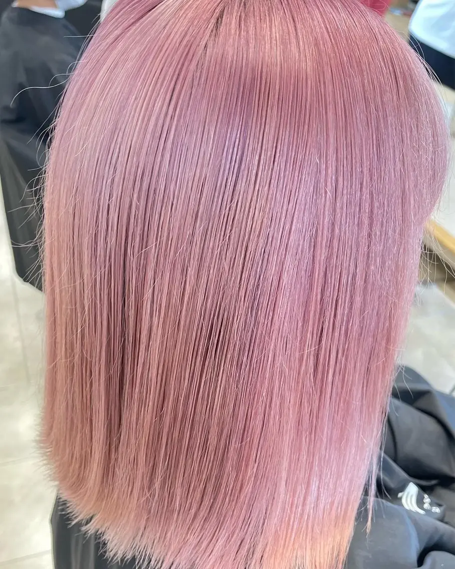 カラー ヘアカラー トリートメント kenje luscaのヘアスタイル